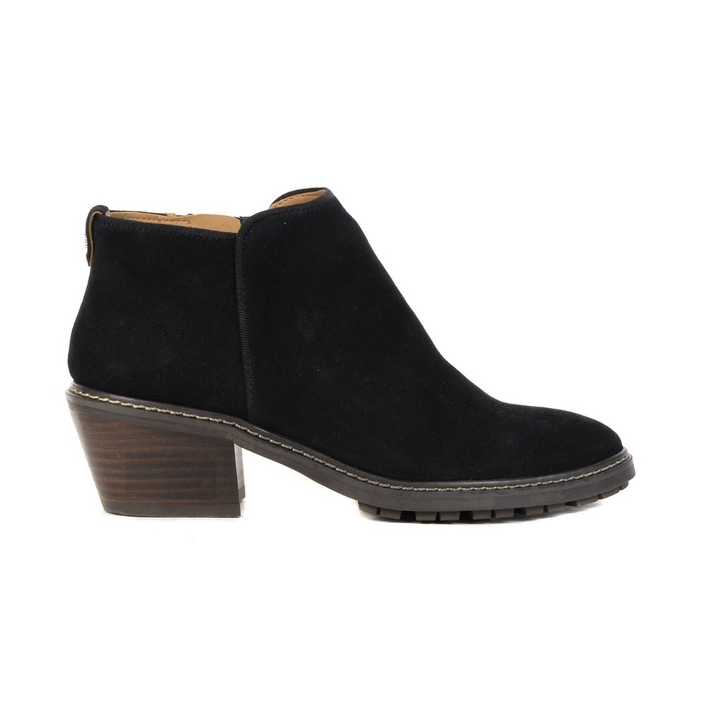 Sam Edelman Pryce Black Suede Ankle Boots-B5068L1002-Size 10.5 NWOT